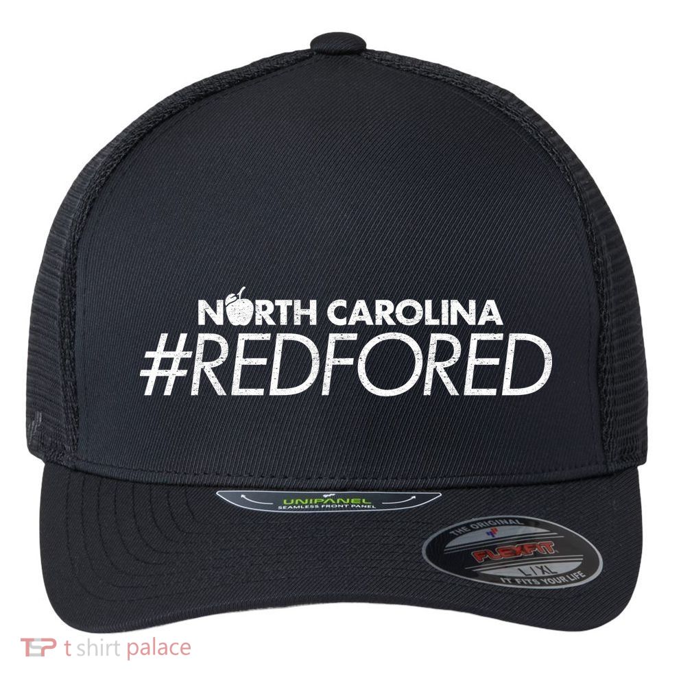 North Carolina Red For Ed Flexfit Unipanel Trucker Cap
