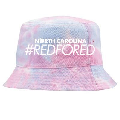 North Carolina Red For Ed Tie-Dyed Bucket Hat