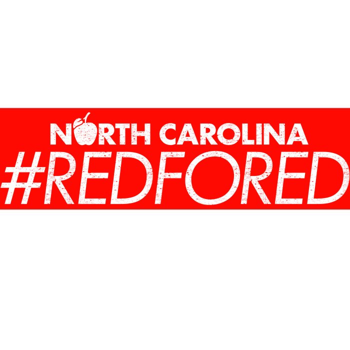 North Carolina Red For Ed Bumper Sticker