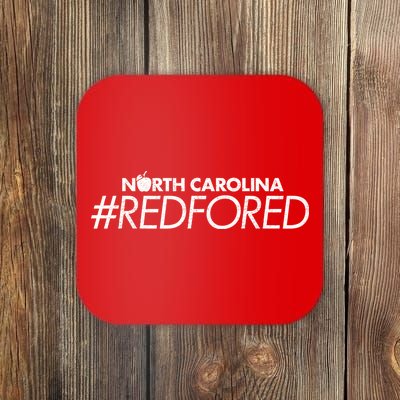 North Carolina Red For Ed Coaster