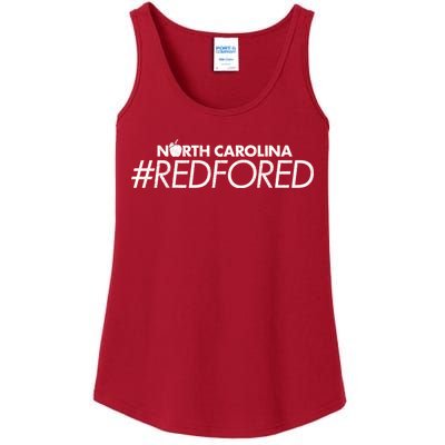 North Carolina Red For Ed Ladies Essential Tank