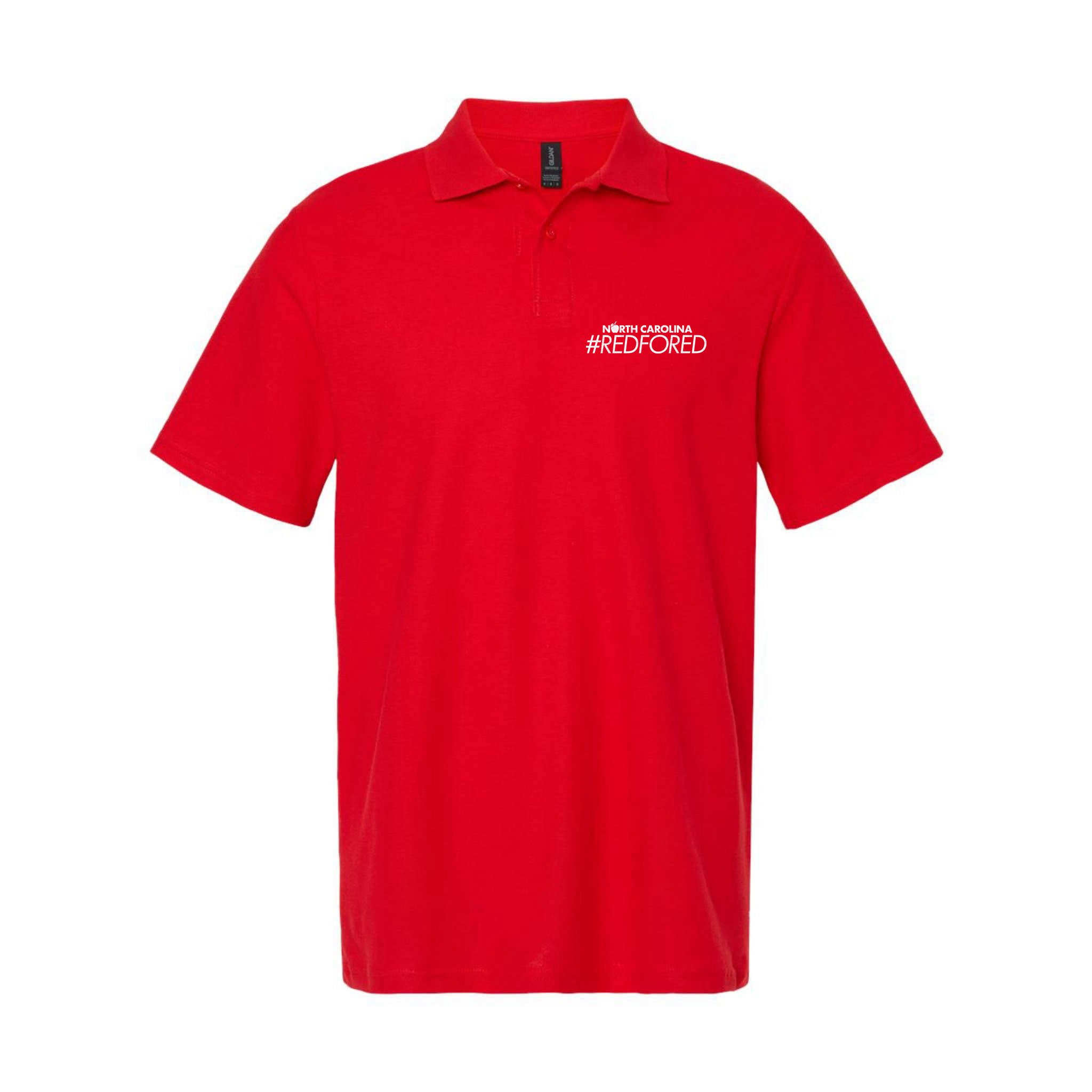 North Carolina Red For Ed Polo