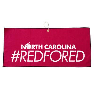 North Carolina Red For Ed Large Microfiber Waffle Golf Towel