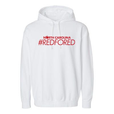 North Carolina Red For Ed Garment-Dyed Fleece Hoodie