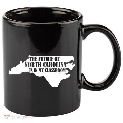 North Carolina Teachers Rally Red For Ed 11oz C Handle Ceramic Mug