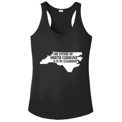 North Carolina Teachers Rally Red For Ed Ladies PosiCharge Competitor Racerback Tank