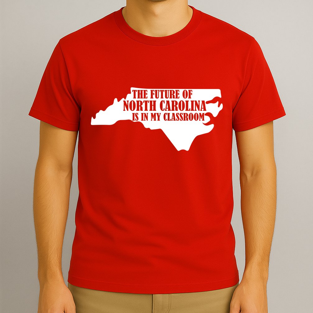 North Carolina Teachers Rally Red For Ed T-Shirt