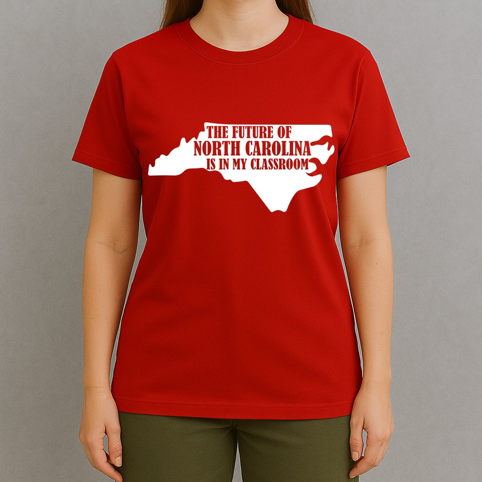 North Carolina Teachers Rally Red For Ed T-Shirt