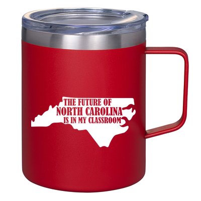 North Carolina Teachers Rally Red For Ed 12oz Stainless Steel Coffee Mug