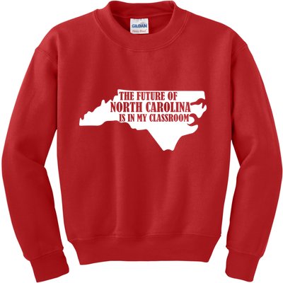 North Carolina Teachers Rally Red For Ed Kids Sweatshirt