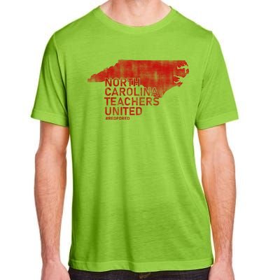 North Carolina Teachers United Red For Ed Adult ChromaSoft Performance T-Shirt