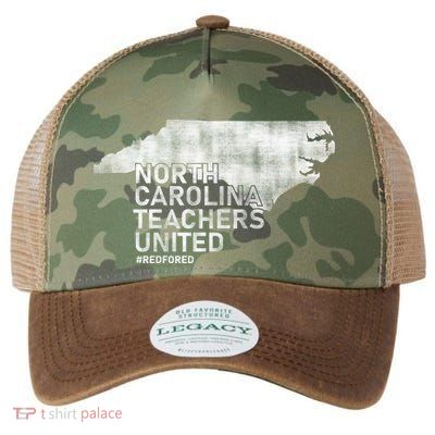 North Carolina Teachers United Red For Ed Legacy Tie Dye Trucker Hat