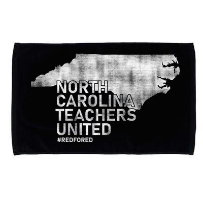 North Carolina Teachers United Red For Ed Microfiber Hand Towel