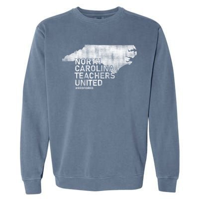 North Carolina Teachers United Red For Ed Garment-Dyed Sweatshirt