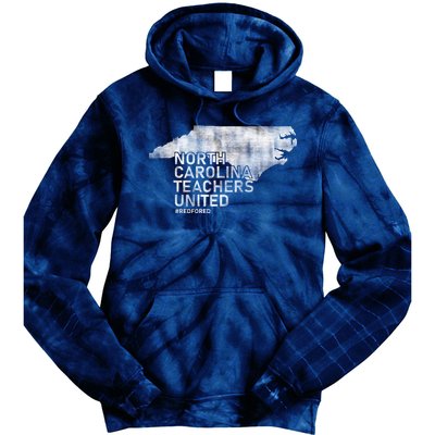 North Carolina Teachers United Red For Ed Tie Dye Hoodie