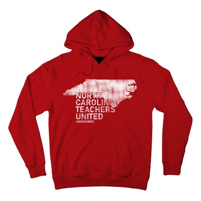 North Carolina Teachers United Red For Ed Hoodie