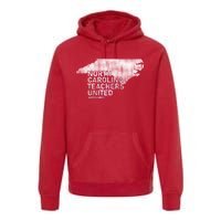 North Carolina Teachers United Red For Ed Premium Hoodie