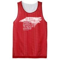 North Carolina Teachers United Red For Ed Mesh Reversible Basketball Jersey Tank