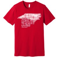 North Carolina Teachers United Red For Ed Premium T-Shirt