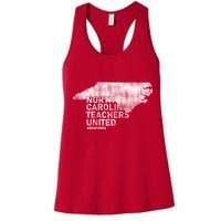 North Carolina Teachers United Red For Ed Womens Tank Top