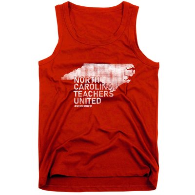 North Carolina Teachers United Red For Ed Tank Top