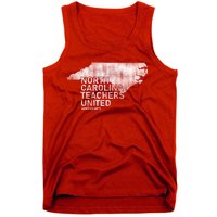 North Carolina Teachers United Red For Ed Tank Top