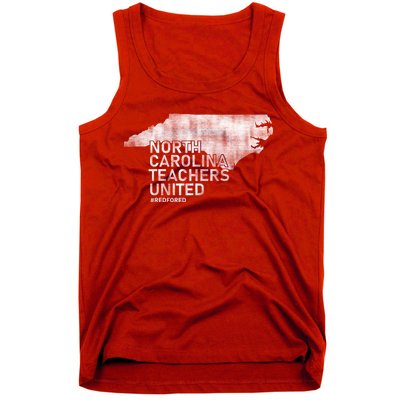 North Carolina Teachers United Red For Ed Tank Top