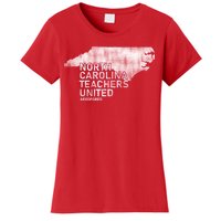 North Carolina Teachers United Red For Ed Women's T-Shirt