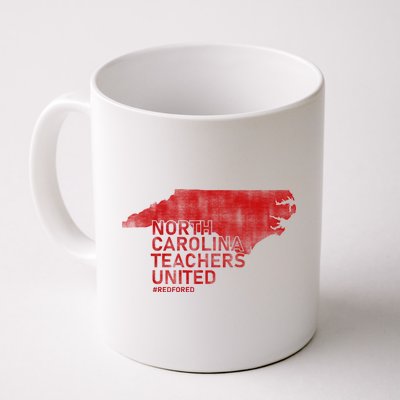 North Carolina Teachers United Red For Ed Coffee Mug