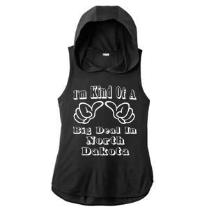 North Dakota Big Deal Ladies PosiCharge Tri-Blend Wicking Draft Hoodie Tank