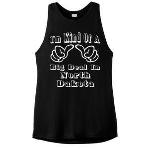 North Dakota Big Deal Ladies PosiCharge Tri-Blend Wicking Tank