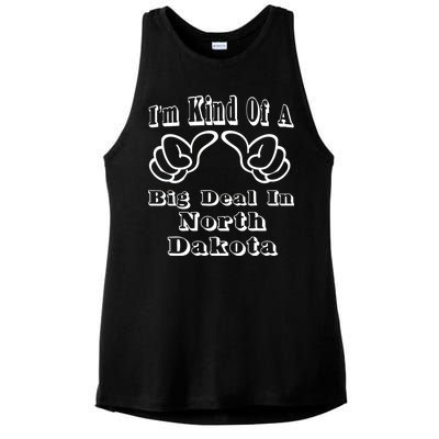 North Dakota Big Deal Ladies PosiCharge Tri-Blend Wicking Tank