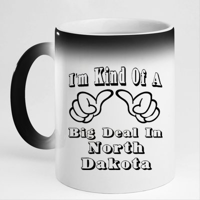 North Dakota Big Deal 11oz Black Color Changing Mug