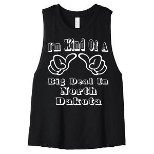 North Dakota Big Deal Women's Racerback Cropped Tank