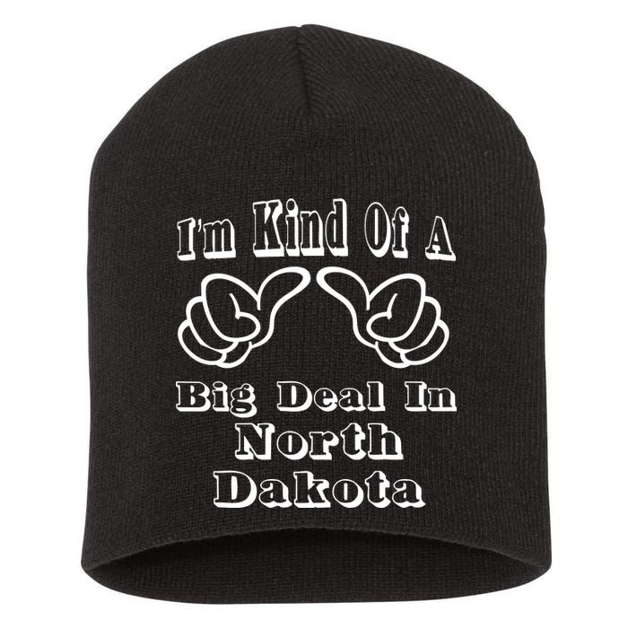 North Dakota Big Deal Short Acrylic Beanie