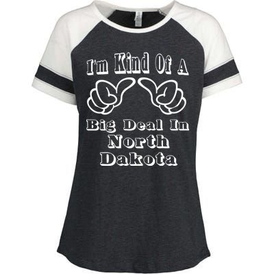 North Dakota Big Deal Enza Ladies Jersey Colorblock Tee