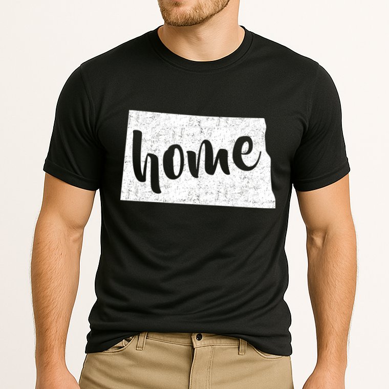 North Dakota Home State Cooling Performance Crew T-Shirt