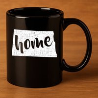 North Dakota Home State 11oz C Handle Ceramic Mug