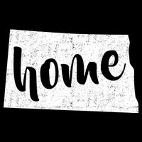 North Dakota Home State Tie-Dye T-Shirt