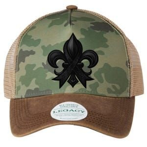 New Orleans Strong 2025 Nola Strong Support Fleur De Lis Legacy Tie Dye Trucker Hat