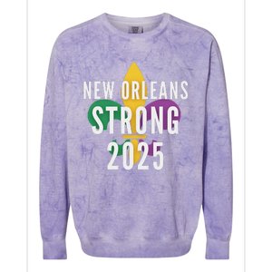 New Orleans Strong 2025 Unity Colorblast Crewneck Sweatshirt