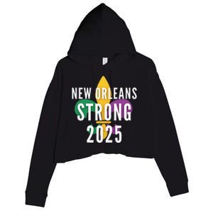 New Orleans Strong 2025 Unity Crop Fleece Hoodie