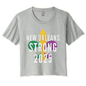 New Orleans Strong 2025 Unity Women's Crop Top Tee