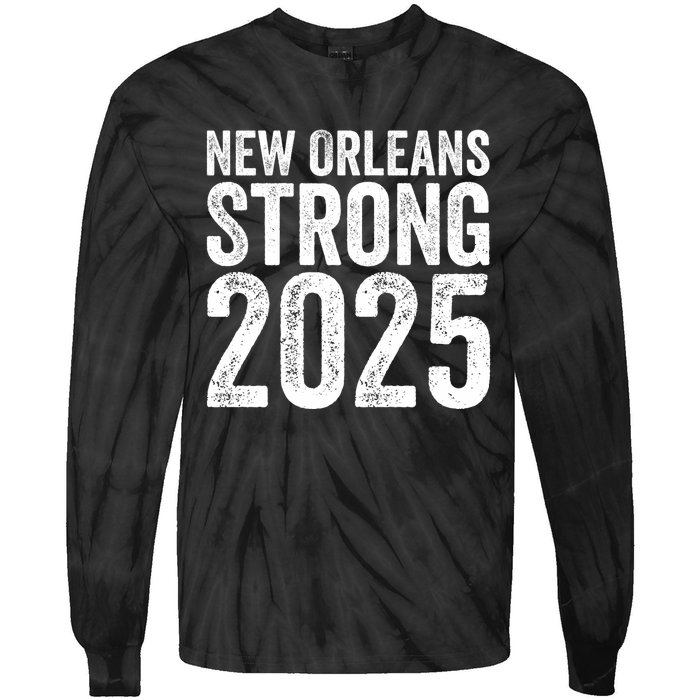 New Orleans Strong 2025 Unity Tie-Dye Long Sleeve Shirt