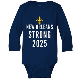 New Orleans Strong 2025 Unity Baby Long Sleeve Bodysuit