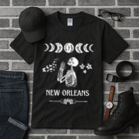 New Orleans Spooky Goth Nola Louisiana Halloween Gothic Tall T-Shirt