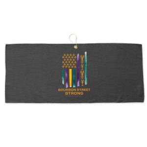 New Orleans Strong 2025 Bourbon Street Strong Large Microfiber Waffle Golf Towel