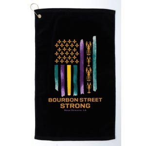 New Orleans Strong 2025 Bourbon Street Strong Platinum Collection Golf Towel