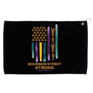 New Orleans Strong 2025 Bourbon Street Strong Grommeted Golf Towel