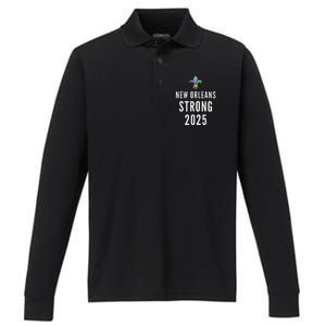 New Orleans Strong 2025 Unity Performance Long Sleeve Polo